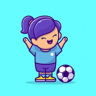 足球女生头像(足球女孩头像图片真人)