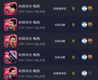 实况足球更好的人物排名(实况足球球员排行榜 哪个球员最厉害)