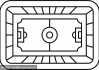 足球场简笔画(小学生足球场简笔画)