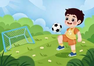 踢足球的漫画图片(踢足球的漫画图片可爱)