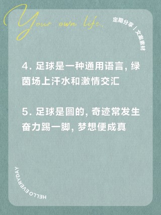 足球文案(幼儿园足球文案)