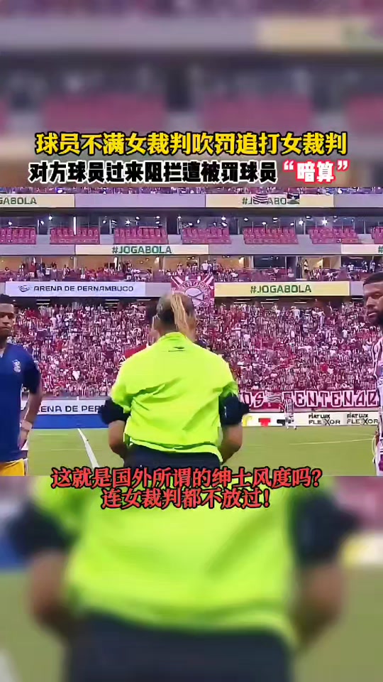 足球场裁判搞笑(足球场打裁判事件视频)  第2张