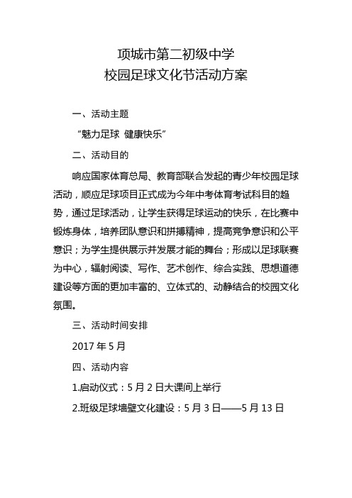 足球方案内容(足球策划案活动流程)  第2张